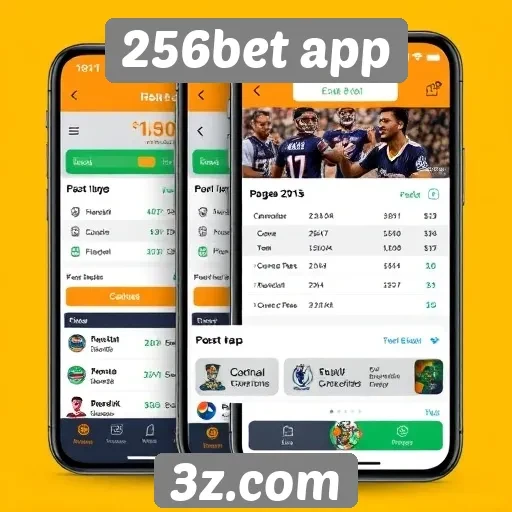 Análise da interface do usuário no 256bet app