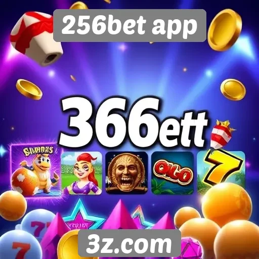 Variedade de jogos disponíveis no 256bet app
